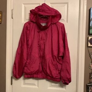 Vintage Pacific Trail Country Club pink windbreaker small